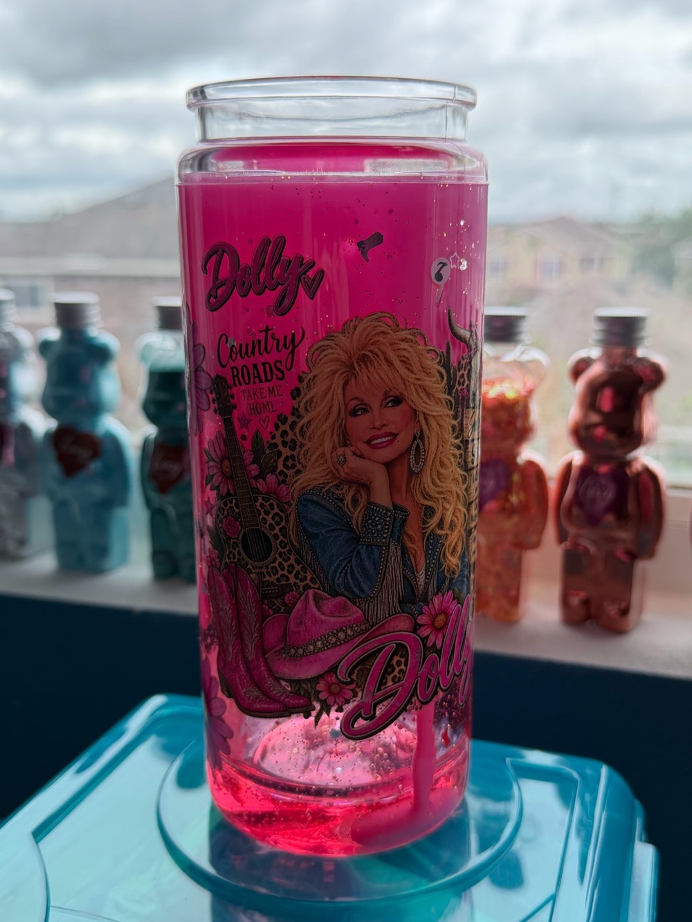 Dolly Parton Snow Globe Tumbler!